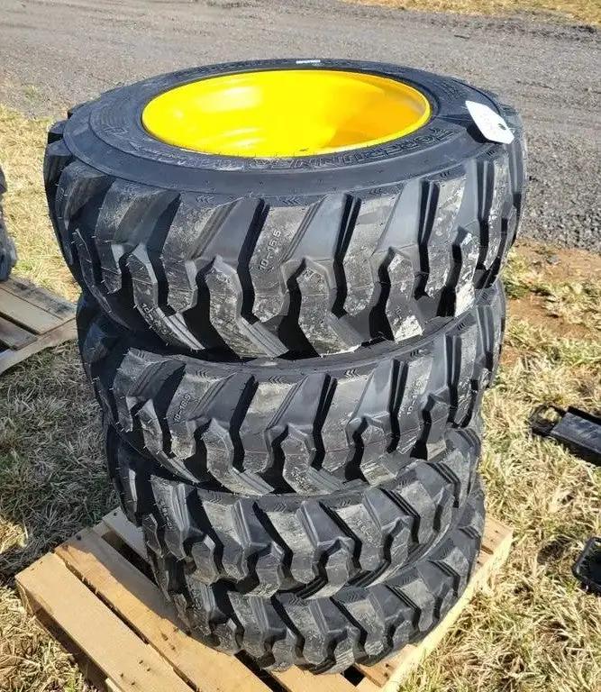 SKID STEER WHEELS & TIRES 10-16.5 NEW by Forerunner