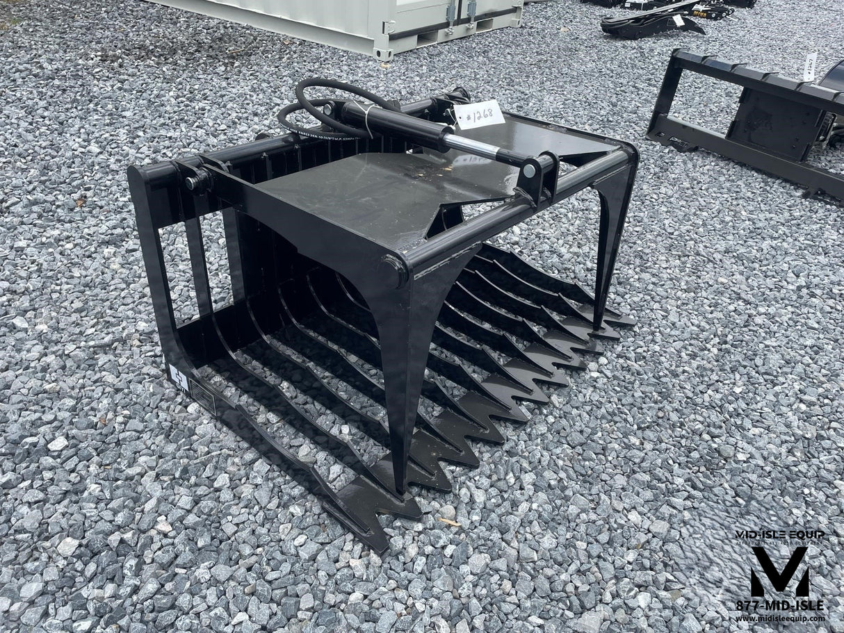 44" MINI SKID STEER ROCK LOG GRAPPLE BUCKET DINGO
