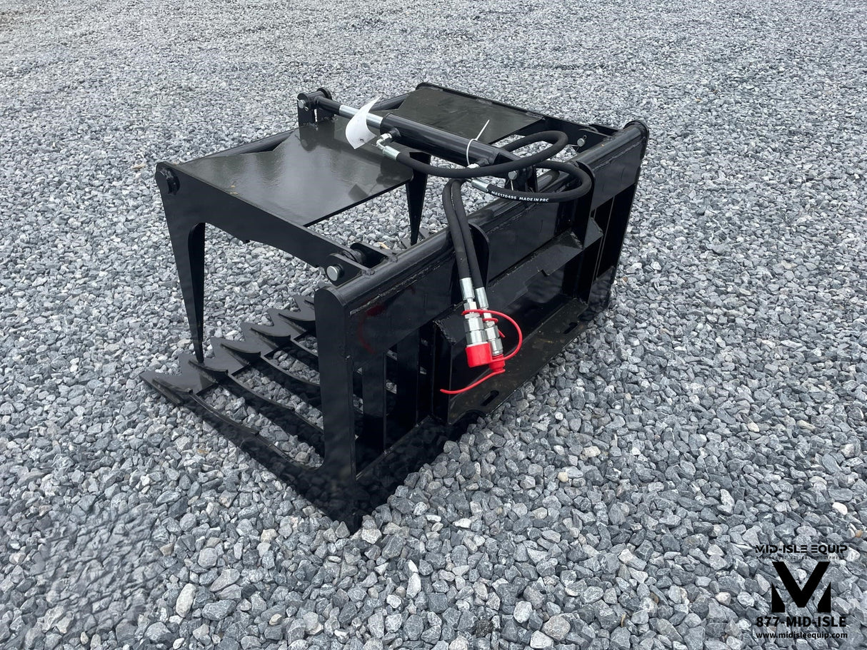 44" MINI SKID STEER ROCK LOG GRAPPLE BUCKET DINGO