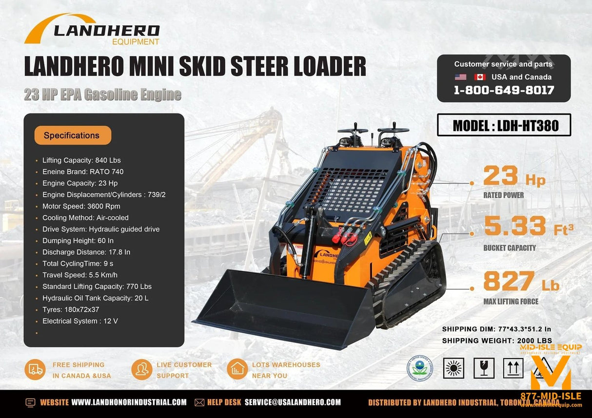 2025 ARTEER EQUIPMENT QB-480 MINI SKID TRACK LOADER