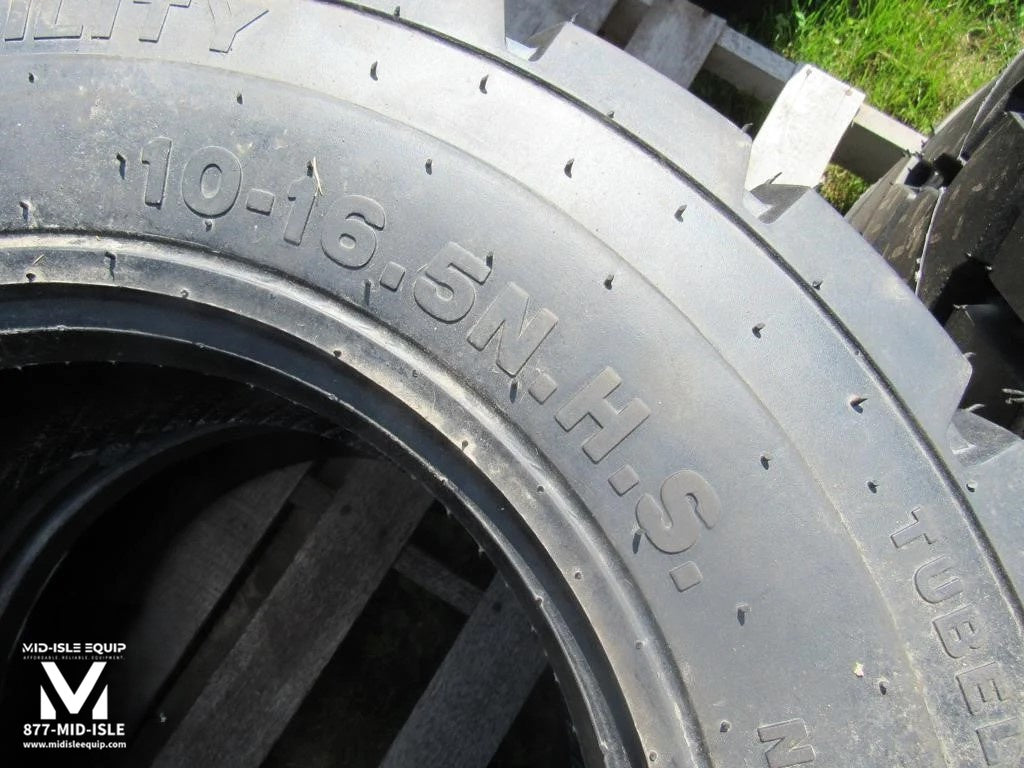 NEW 10-16.5 SKID STEER HD TIRES (4)