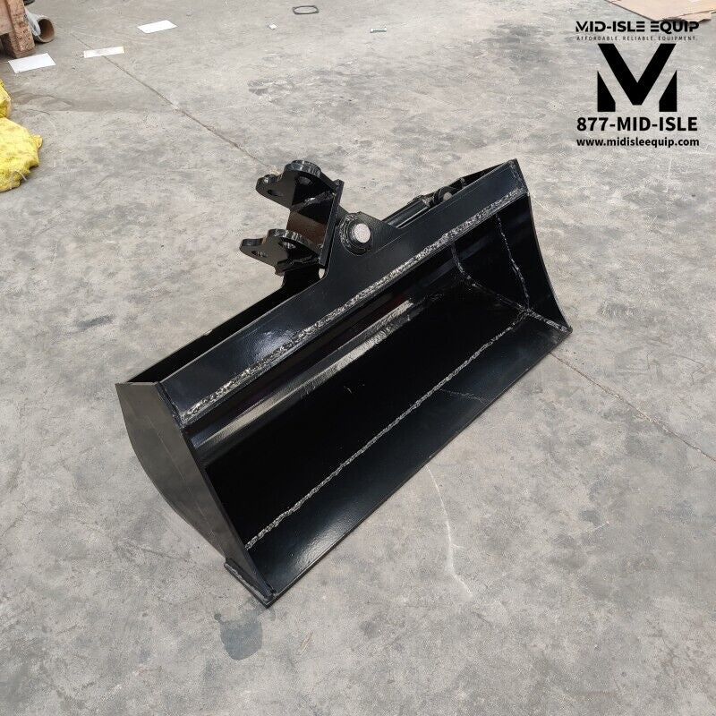 MIVA 40" Hydraulic Tilting Clean Up Bucket for Mini Excavator