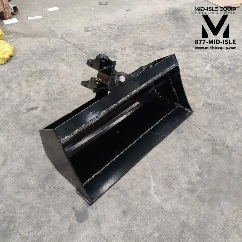 MIVA 40" Hydraulic Tilting Clean Up Bucket for Mini Excavator by MIVA