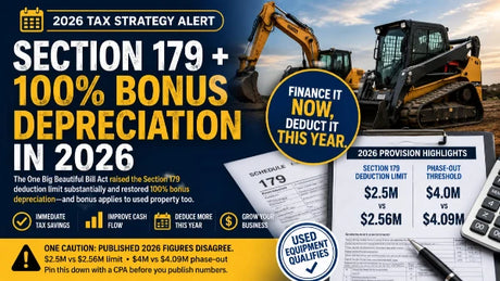 Section 179 for Equipment: 2026 Benefits Explained