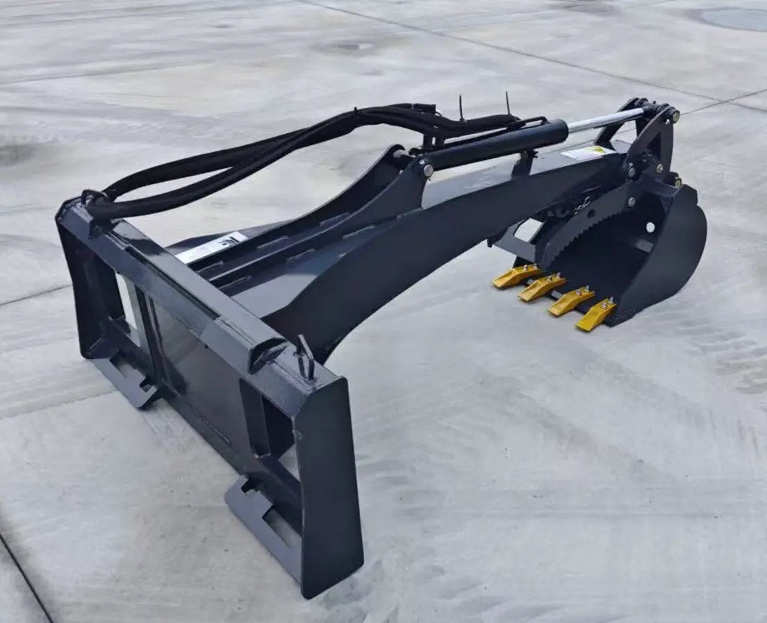 BACKHOE ATTACHMENT FOR SKID STEER 18" BUCKET 7' DEEP by Arteer Equipment