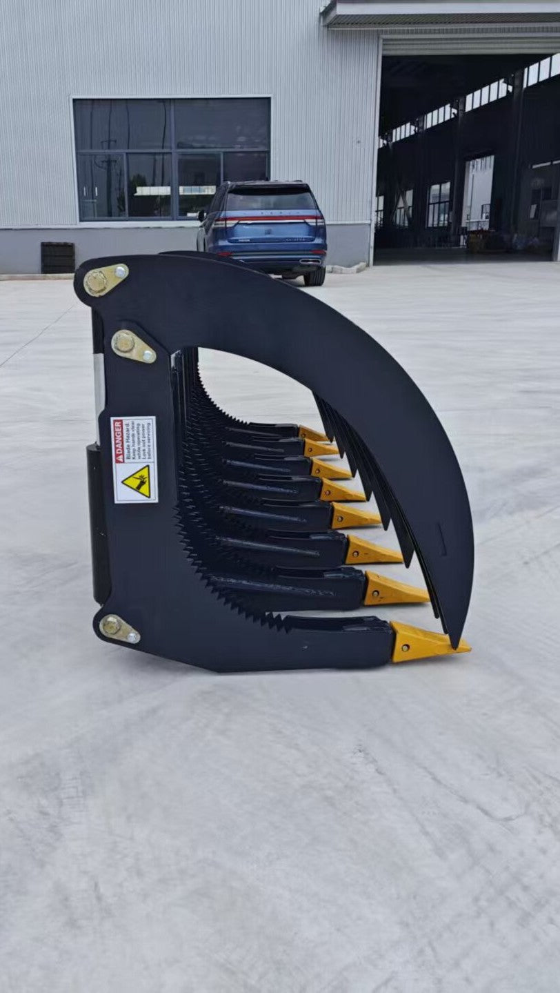 ARTEER 78" ROOT RAKE GRAPPLE FOR SKID STEER by Arteer Equipment