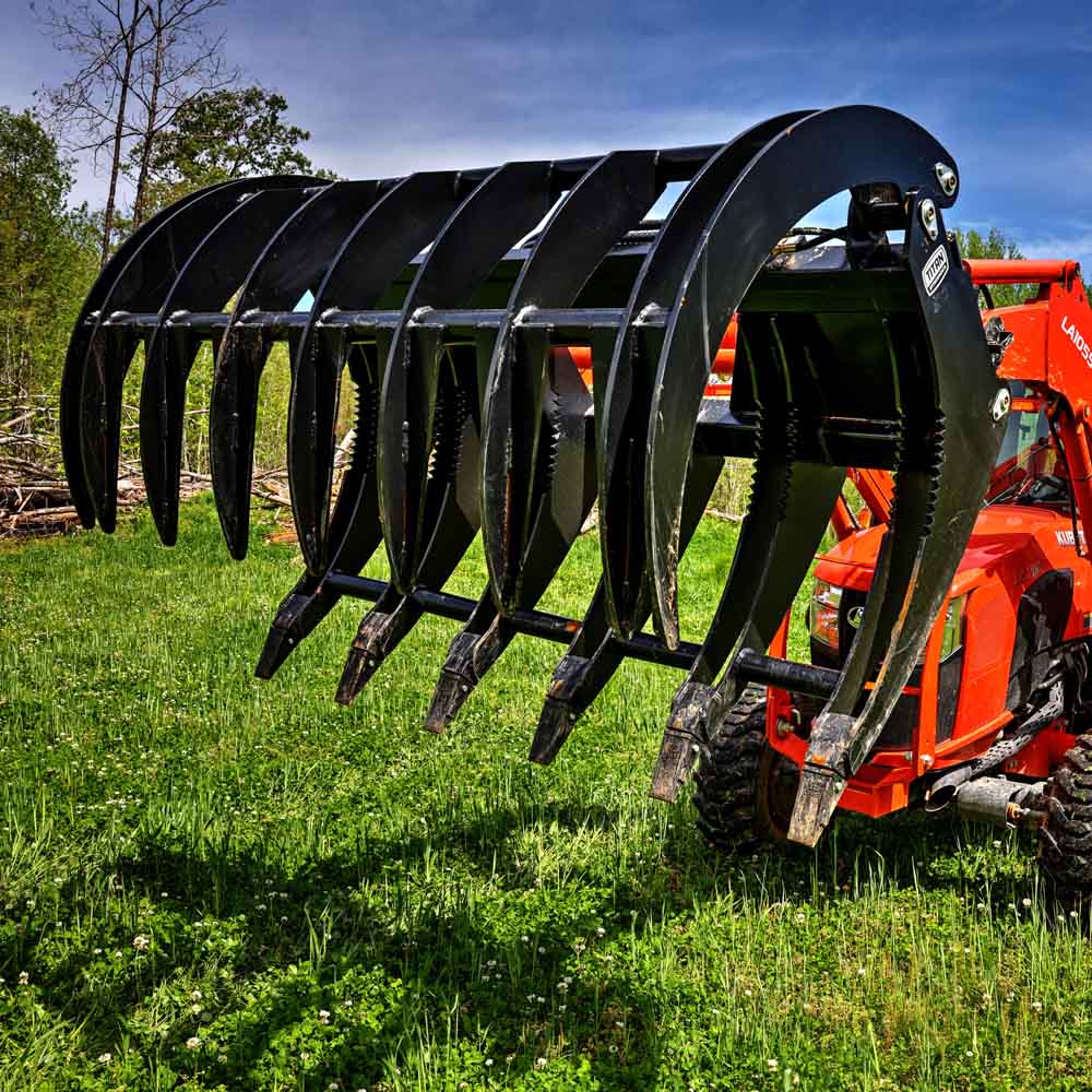 Extreme Root Grapple Rake Skid Steer Attachment **FREE SHIPPING** by Titan Attachments
