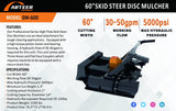 ARTEER DM-60D HIGH FLOW DISC MULCHER FOR SKID STEER
