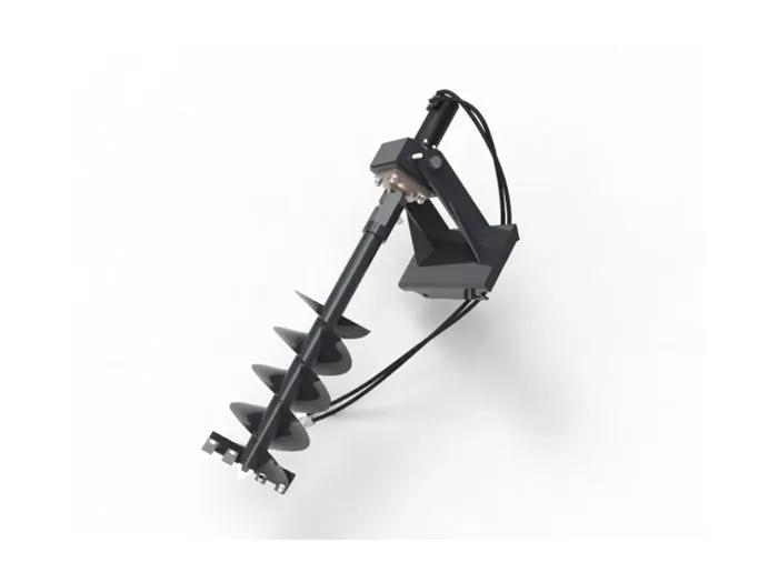Wolverine 12" Hydraulic Auger for Mini Skid Steer by Wolverine