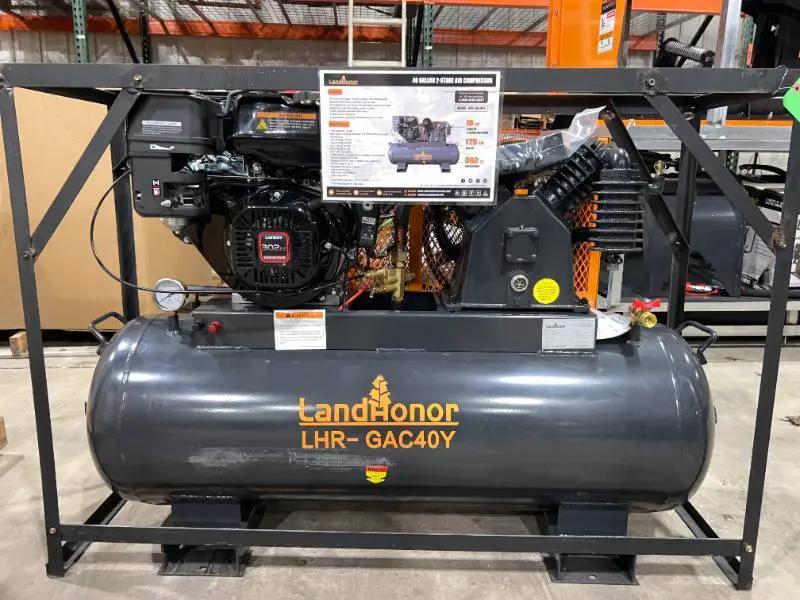 LANDHONOR 10HP 40GAL 2-STAGE TRUCK MOUNT AIR COMPRESSOR by Land Honor