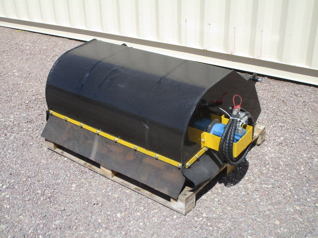 43" SWEEPER BROOM BUCKET FOR MINI SKID STEER