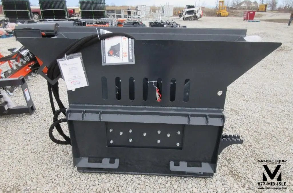 72" SKID STEER MATERIAL CRUSHER ATTACHMENT BLOCK CRUSHER by WIG