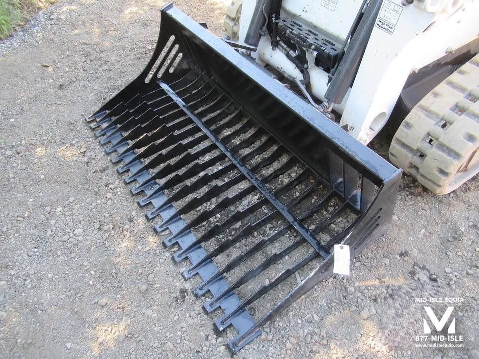 72" WILDCAT ROCK SKELETON BUCKET FOR SKID STEER