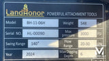 LANDHONOR BACKHOE ATTACHMENT WITH SWING FOR SKID STEER