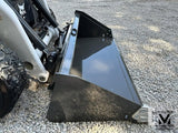 74" Skid Steer Quick Attach Bucket with Side Cutters