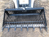 Wildcat 80” Rock Skeleton Bucket with Teeth for Skid Steer SSL