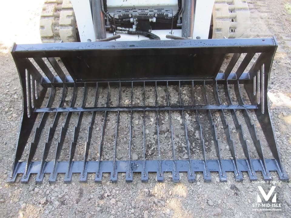 72" WILDCAT ROCK SKELETON BUCKET FOR SKID STEER