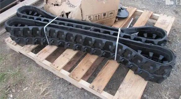 7" 1-Ton Mini Excavator Rubber Track Set by My Store