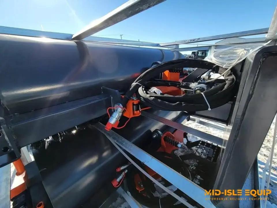 72" ANGLE BROOM ATTACHMENT FOR SKID STEER by WIG