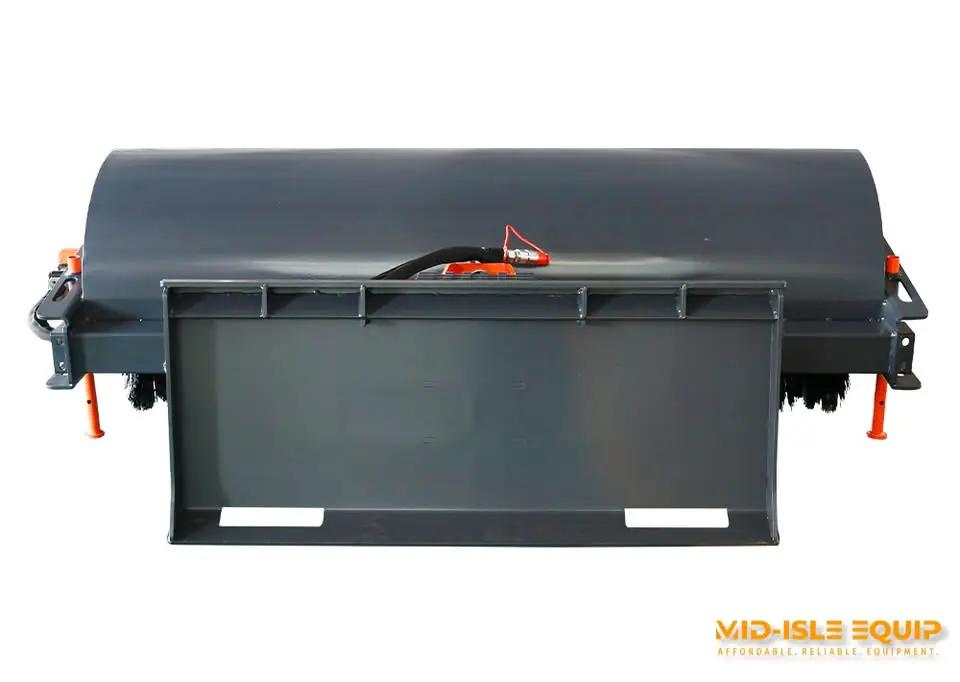 72" ANGLE BROOM ATTACHMENT FOR SKID STEER by WIG
