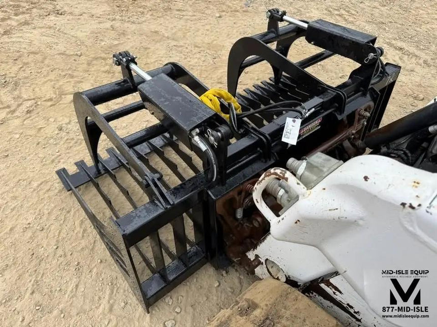 72" WILDCAT ROCK GRAPPLE SKELETON BUCKET FOR SKID STEER by Wildcat