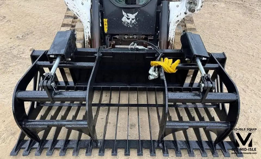 72" WILDCAT ROCK GRAPPLE SKELETON BUCKET FOR SKID STEER by Wildcat