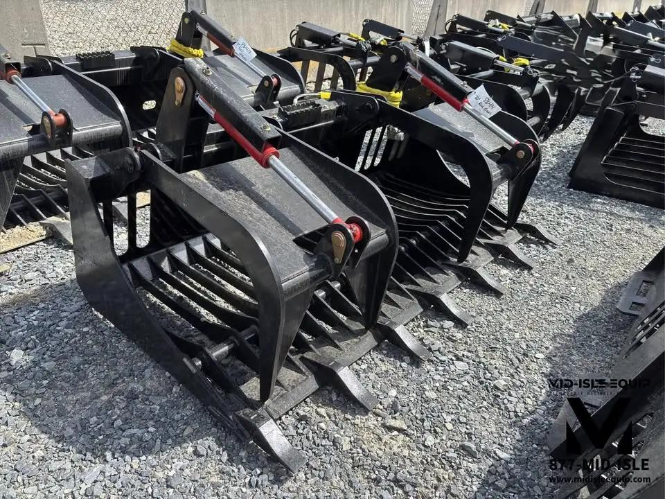 NEW 72" EXTREME DUTY ROCK GRAPPLE BUCKET FOR SKID STEER by Wildcat