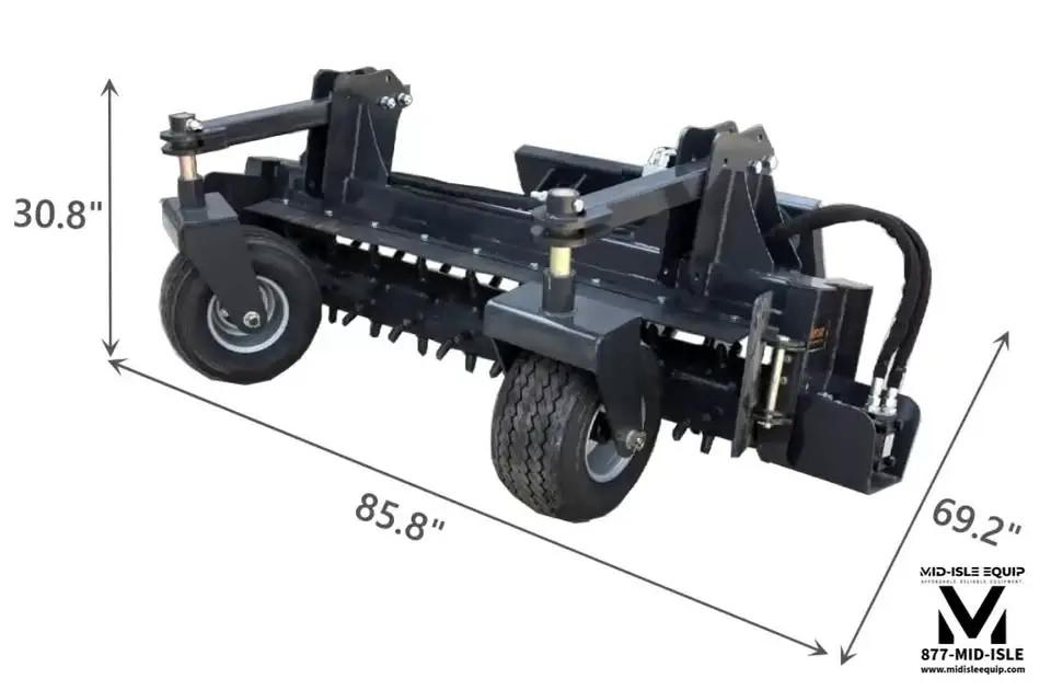 Wolverine 72" Harley Rake Soil Conditioner Skid Steer by Wolverine