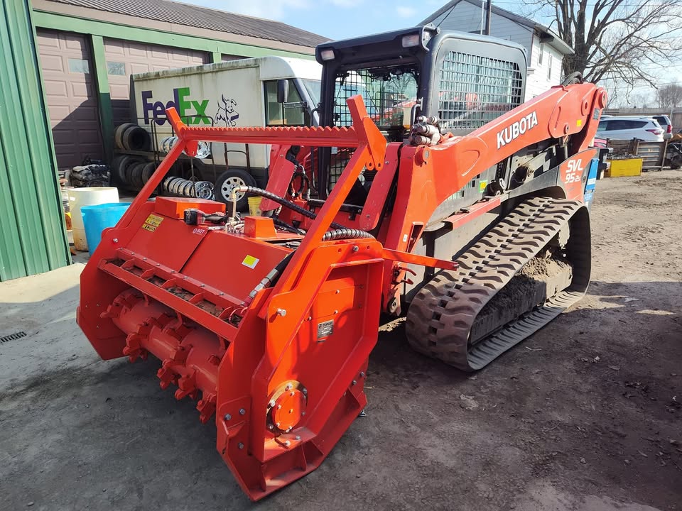 81" AGT HD DRUM FORESTRY MULCHER SKID STEER