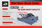 78" HD SKID STEER BRUSH CUTTER HIGH FLOW