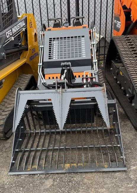 44" ROCK SKELETON GRAPPLE FOR MINI SKID STEER DINGO