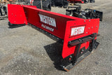 WESTERN 10' PILE DRIVER SNOW PUSHER SKID STEER COUPLER