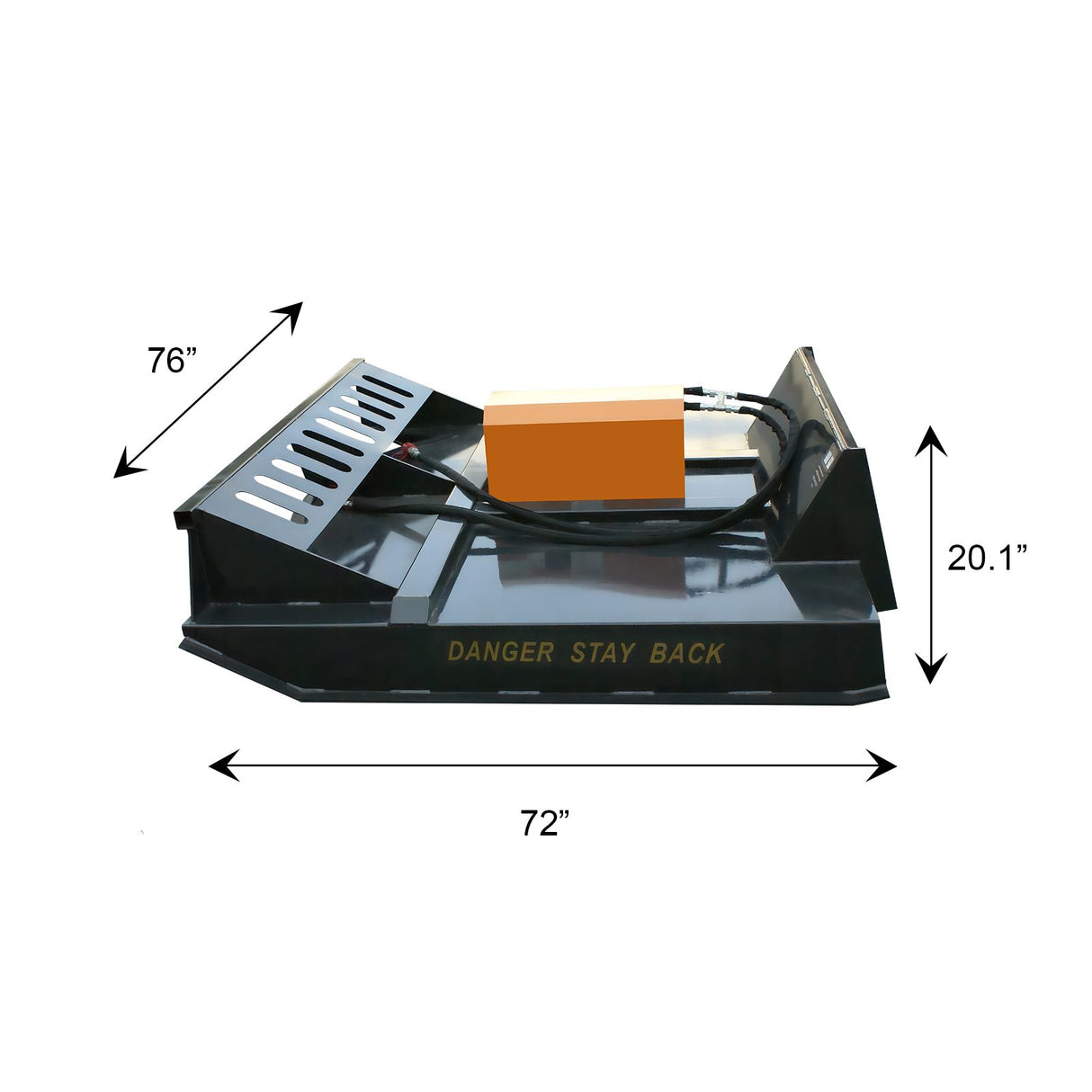 Wolverine Hydraulic Brush Cutter 72" Skid Steer
