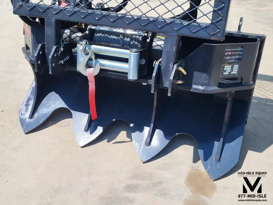 LANDHONOR 15K LB HYDRAULIC WINCH FOR SKID STEER by Land Honor