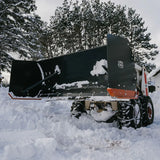 TITAN 92" SKID STEER SNOW PUSHER BOX RUBBER EDGE