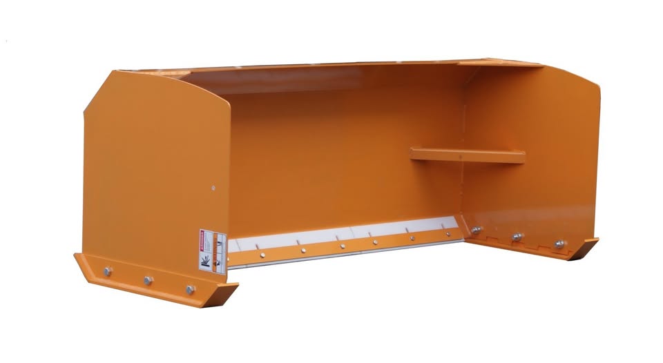 84" WOLVERINE SNOW PUSHER FOR SKID STEER NYLON EDGE