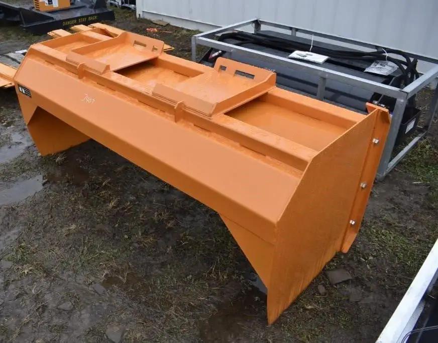 84" WOLVERINE SNOW PUSHER FOR SKID STEER NYLON EDGE by Wolverine