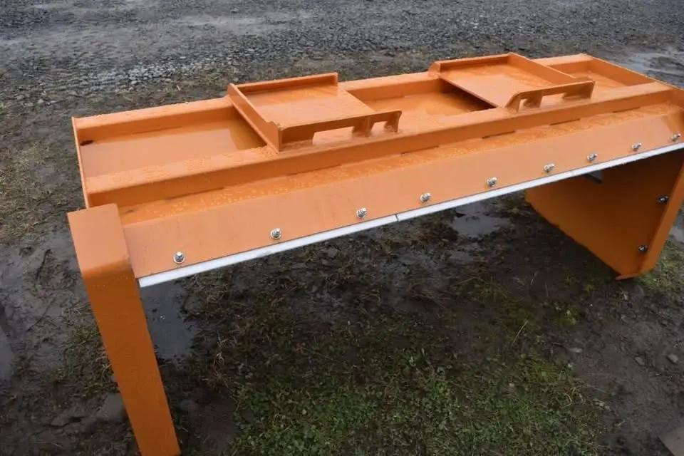 84" WOLVERINE SNOW PUSHER FOR SKID STEER NYLON EDGE by Wolverine