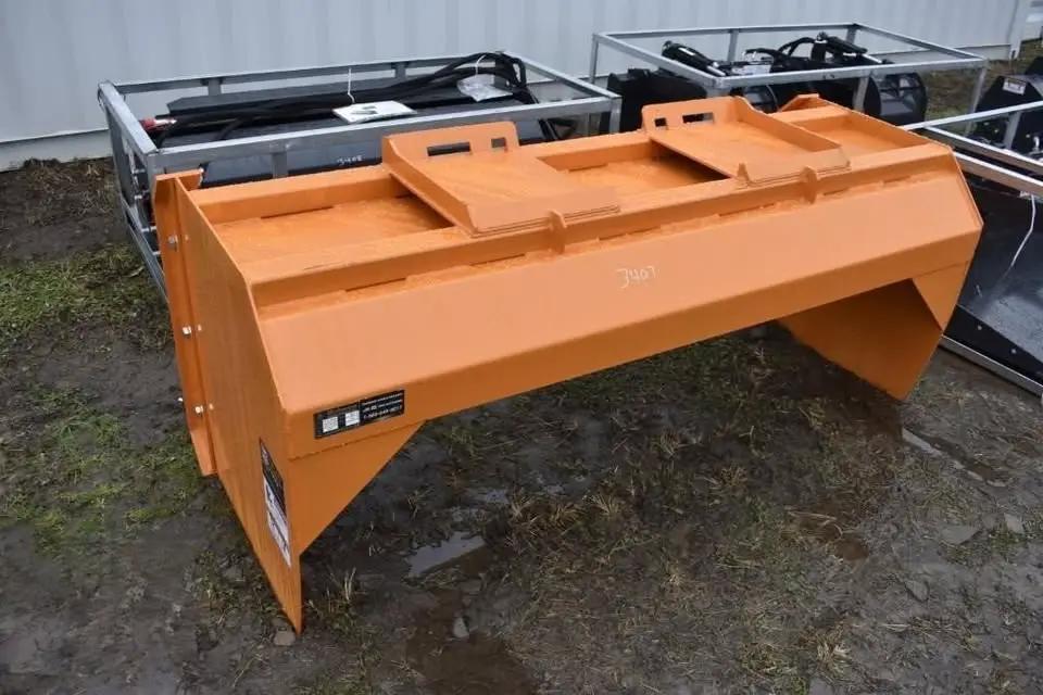 84" WOLVERINE SNOW PUSHER FOR SKID STEER NYLON EDGE by Wolverine