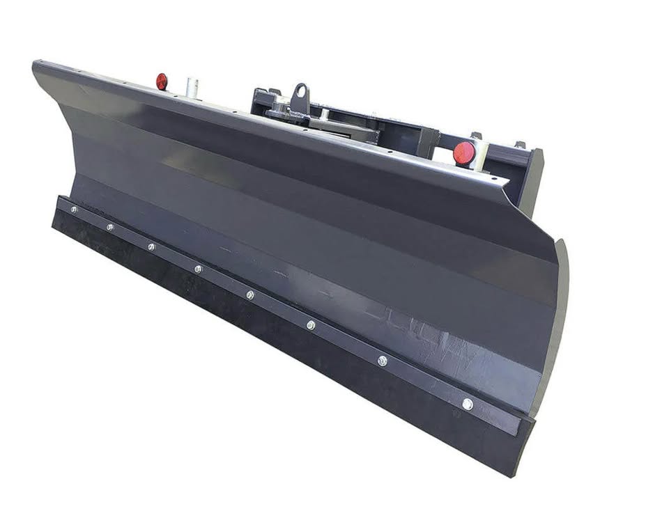 MOWER KING 84” SKID STEER HYDRAULIC ANGLE SNOW PLOW ATTACHMENT