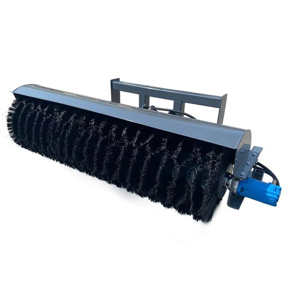 72" AGT SWEEPER SNOW BROOM ATTACHMENT FOR SKID STEER