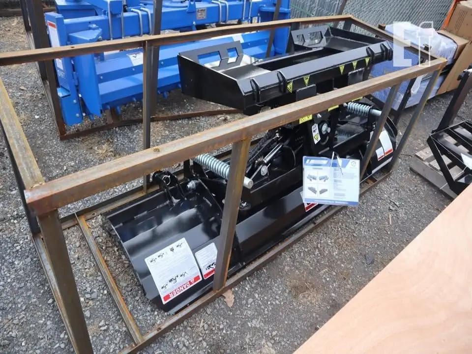 MOWER KING 84” SKID STEER HYDRAULIC ANGLE SNOW PLOW ATTACHMENT by Mower King