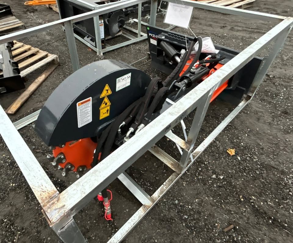 8" STUMP GRINDER ATTACHMENT FOR SKID STEER