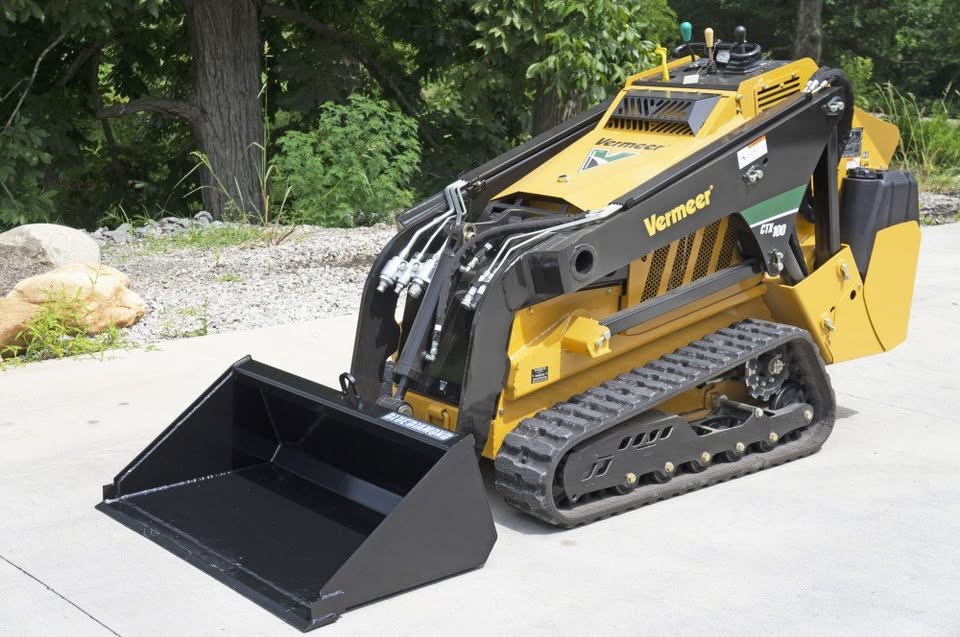 44" Blue Diamond Mini Skid Steer Bucket
