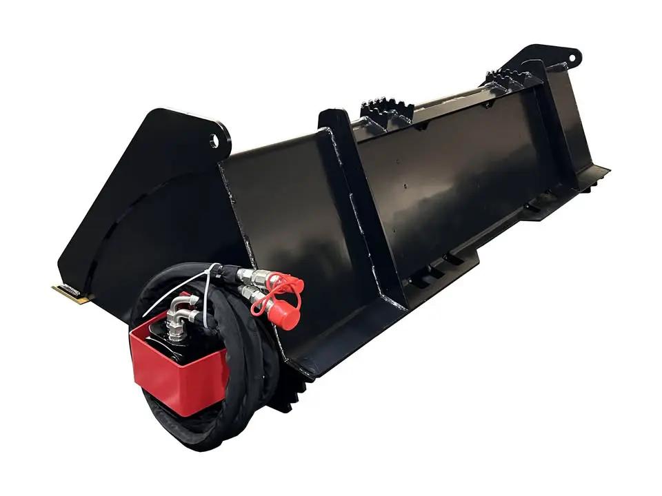 RAYTREE 72" POWER RAKE BUCKET FOR SKID STEER by RAYTREE