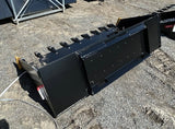 NEW 84" SKID STEER BUCKET WITH TEETH & CUTTERS