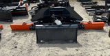 SKID STEER HYDRAULIC FOLDABLE GRADER ATTACHMENT SKEER