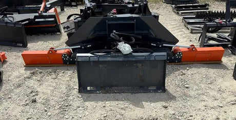 SKID STEER HYDRAULIC FOLDABLE GRADER ATTACHMENT SKEER by Handy