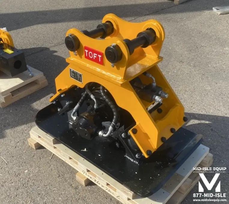 TOFT EXCAVATOR PLATE COMPACTOR ATTACHMENT 4-8 TON CAT 306 307 by Toft
