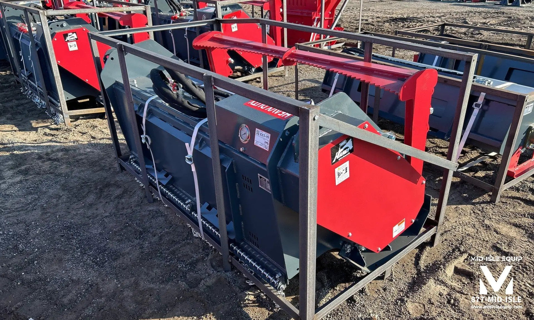 Handy 72" Drum Forestry Mulcher for Skid Steer HIGH FLOW by Handy